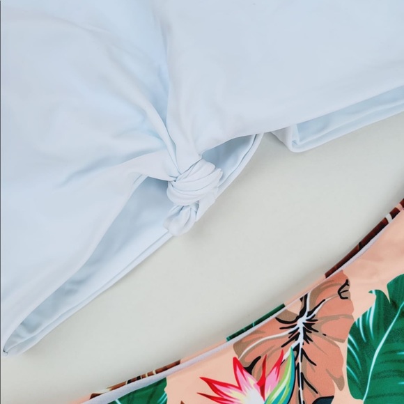 ZAFUL Women’s Knotted Tankini Swimsuit Size Large - Picture 3 of 6